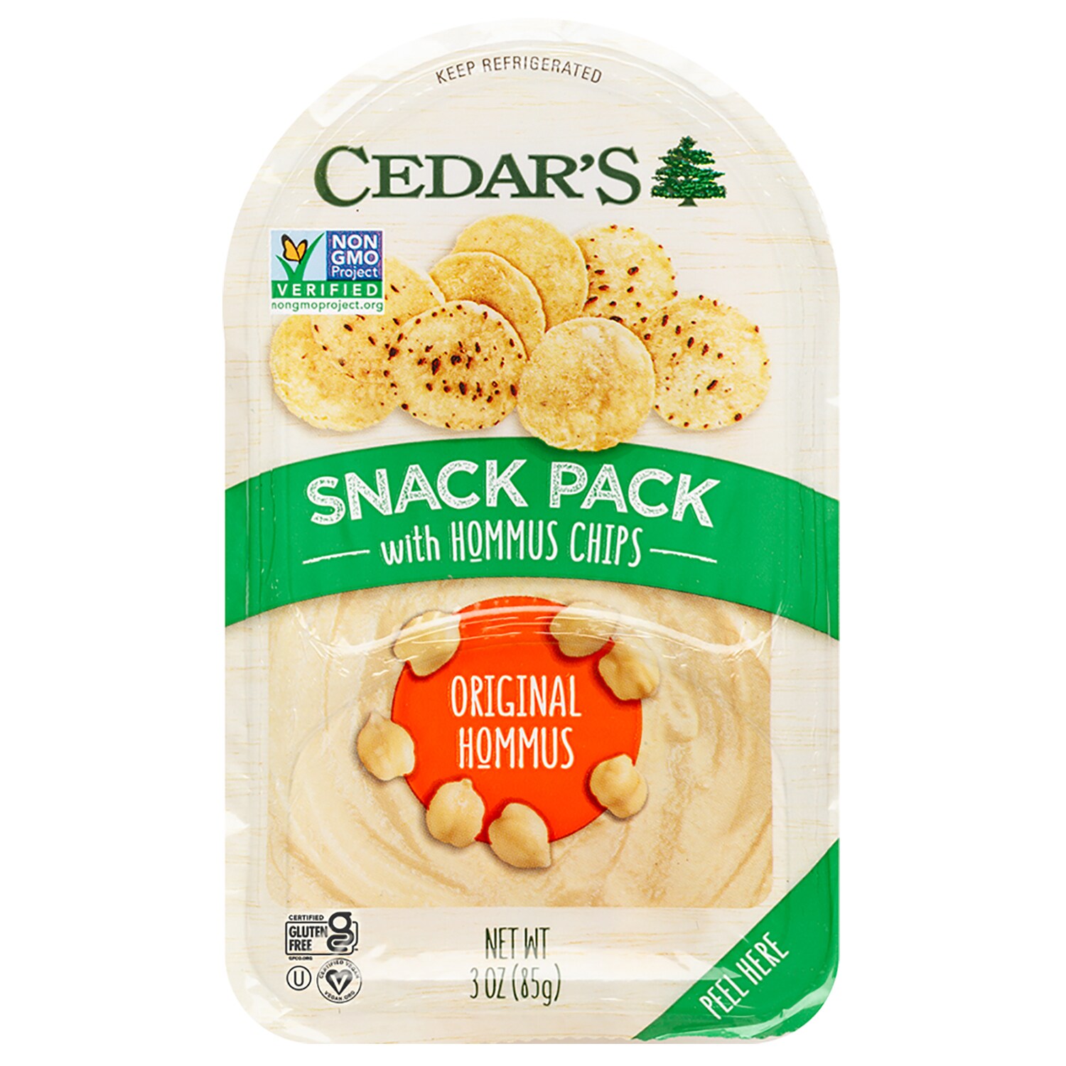Cedar's Snack Pack with Hommus Chips, Original FreshDirect