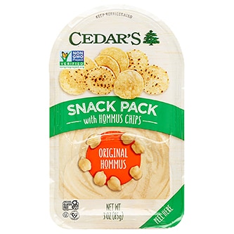 Cedar's Snack Pack with Hommus Chips, Original