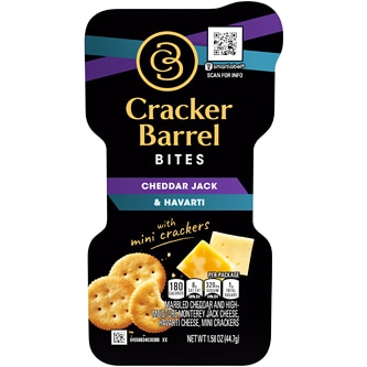 Cracker Barrel Bites, Cheddar Jack & Havarti with Mini Crackers