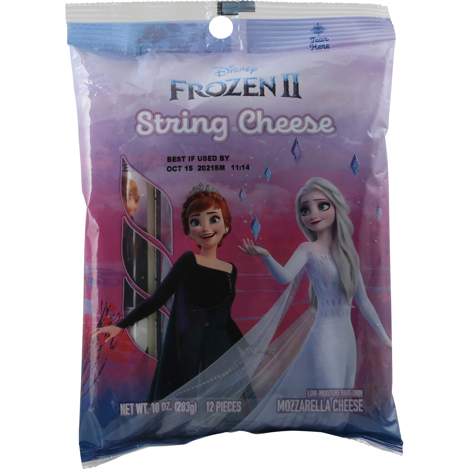 Disney Frozen II Mozzarella String Cheese