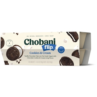 Chobani Flip Low-Fat Greek Yogurt, Cookies & Cream