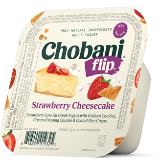 Chobani Flip Low-Fat Greek Yogurt, Strawberry Cheesecake