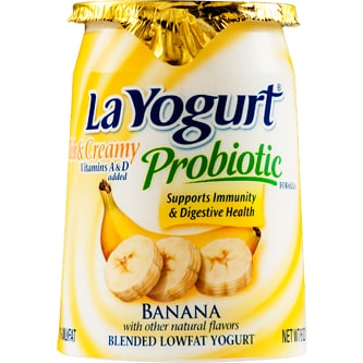 La Yogurt Probiotic Rich & Creamy Lowfat Yogurt, Banana