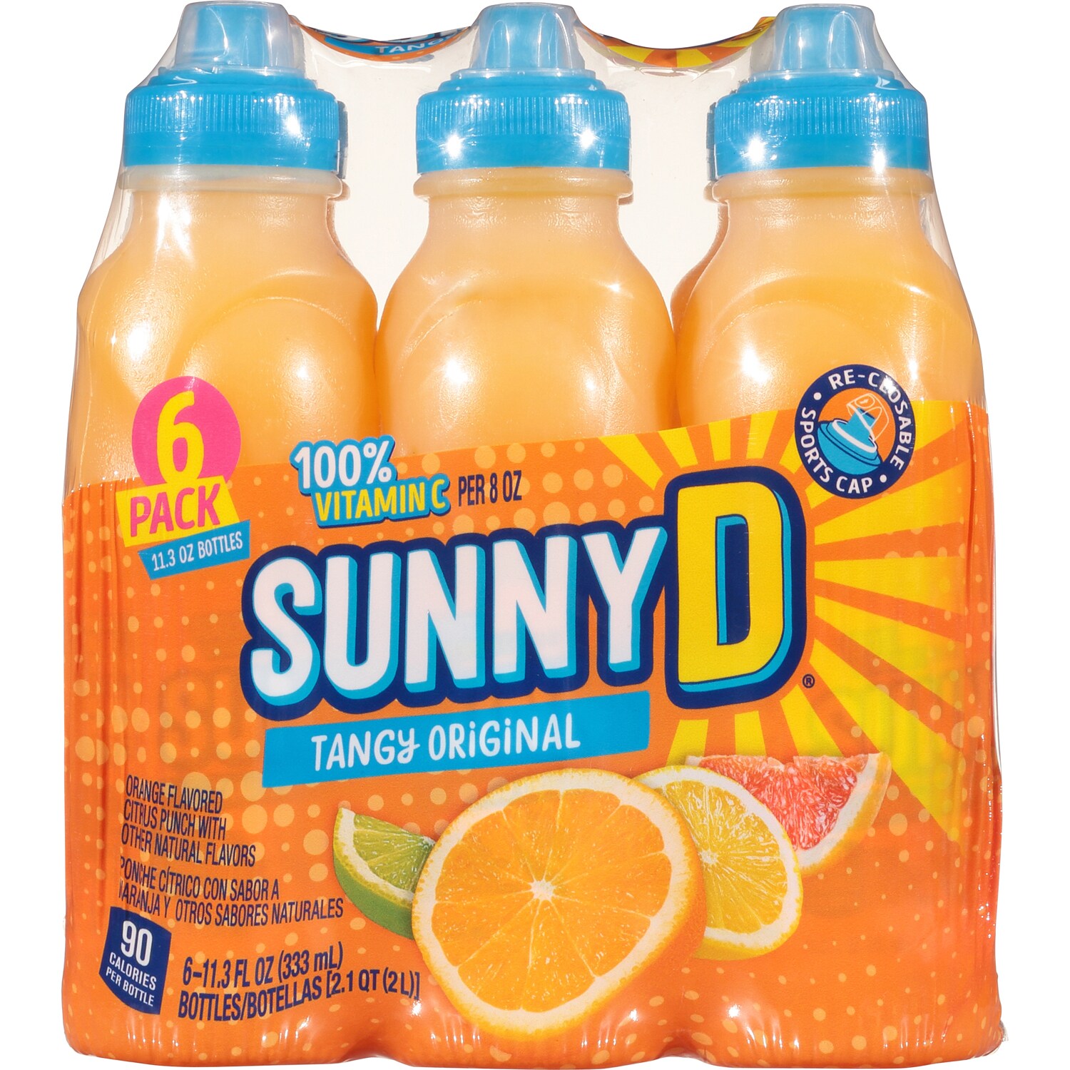 SunnyD Citrus Punch, Tangy Original, Plastic Bottles