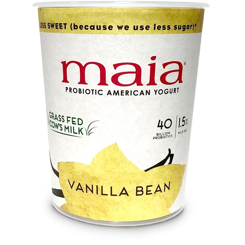 Maia Grass-Fed Greek Yogurt, Vanilla Bean