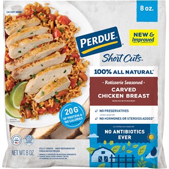 Perdue Short Cuts Carved Chicken Breast, Rotisserie Seasoned