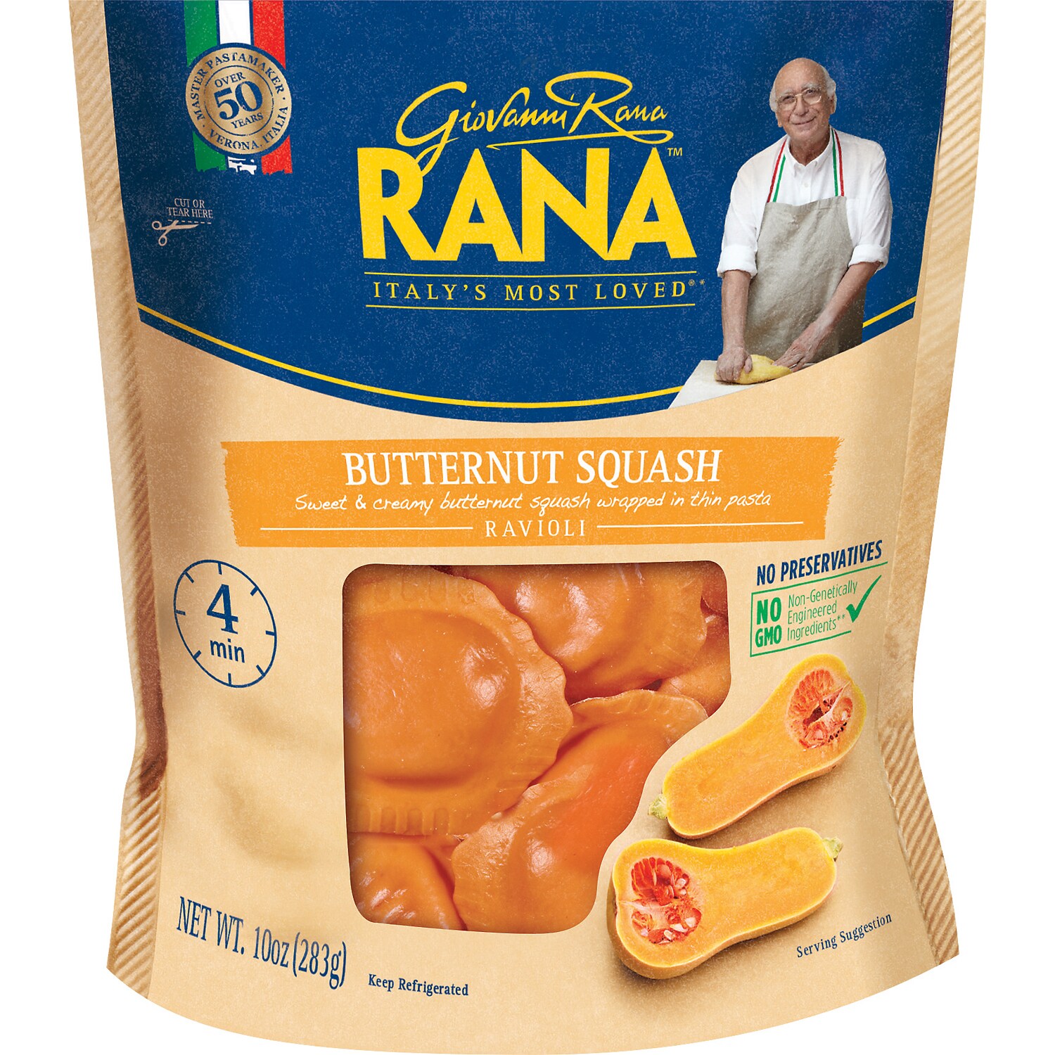 Giovanni Rana All-Natural Ravioli, Butternut Squash