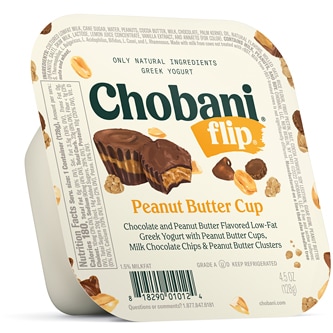 Chobani Flip Low-Fat Greek Yogurt, Peanut Butter Cup