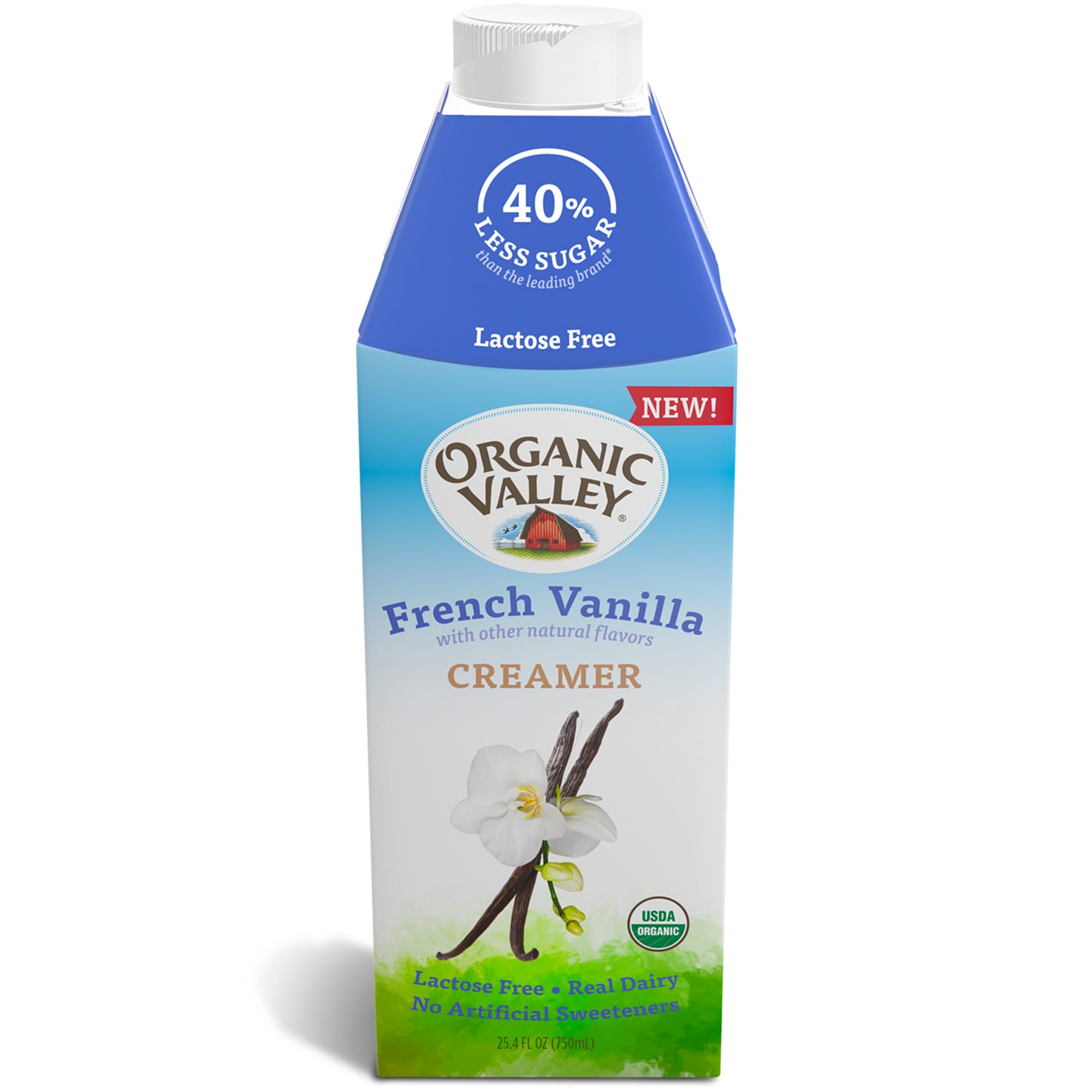 Organic Valley Lactose Free Creamer, French Vanilla