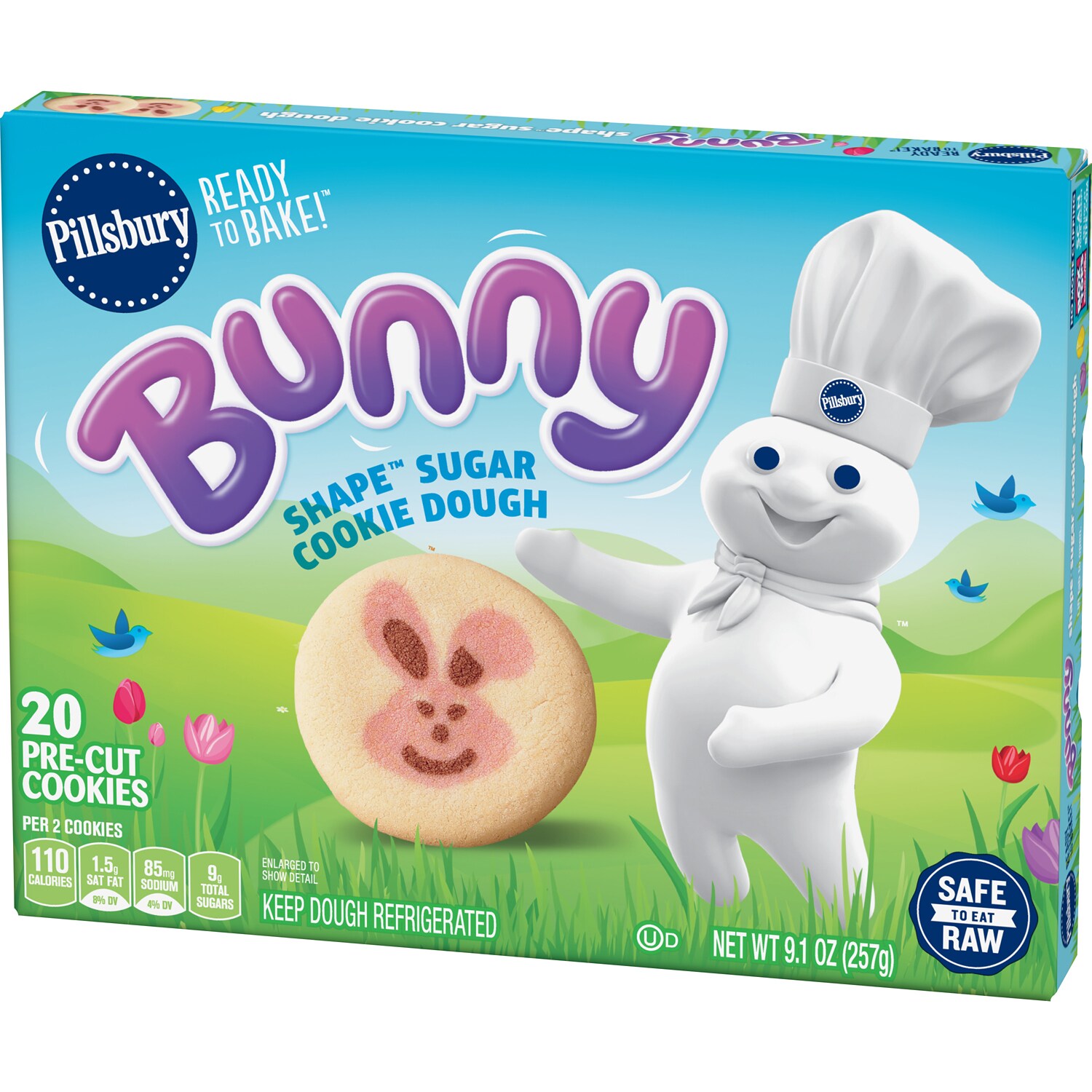 Pillsbury Ready to Bake Bunny Shape Sugar Cookies