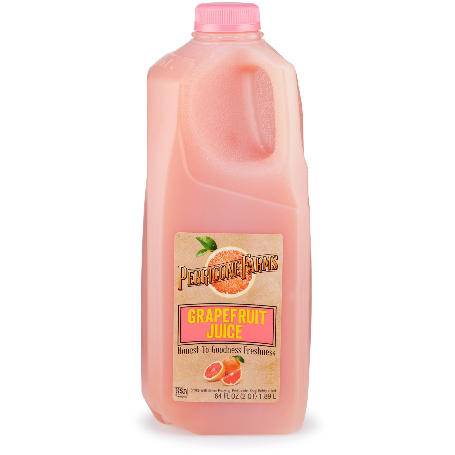 Perricone Farms Grapefruit Juice, Plastic Bottle