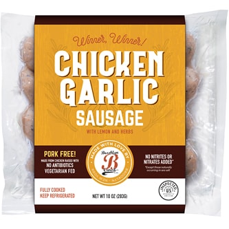 Brooklyn Cured Chicken Garlic Sausage with Lemon and Herbs