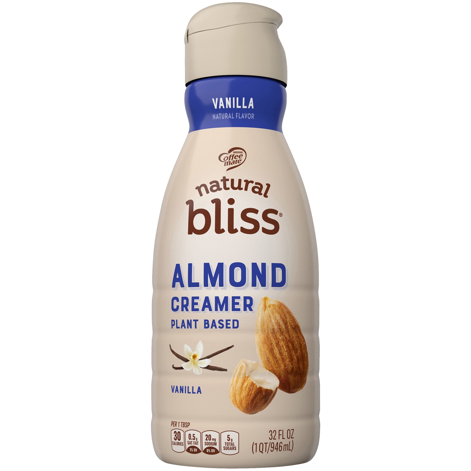 Coffee-Mate Natural Bliss Almond Milk Coffee Creamer, Vanilla