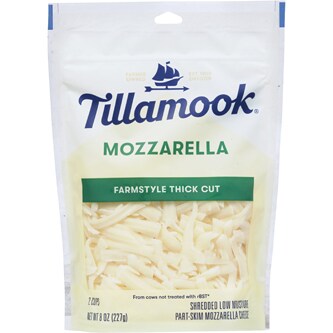 Tillamook Farmstyle Thick Cut Shredded Mozzarella Cheese