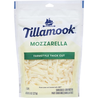 Tillamook Farmstyle Thick Cut Shredded Mozzarella Cheese