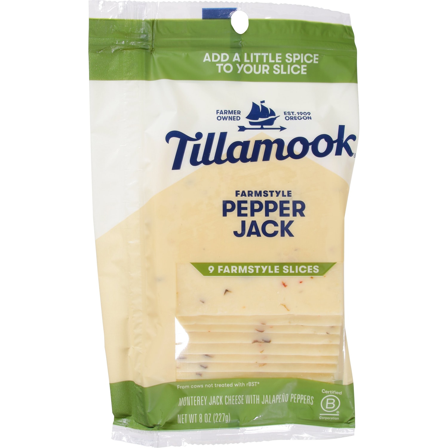 Tillamook Farmstyle Pepper Jack Cheese Slices
