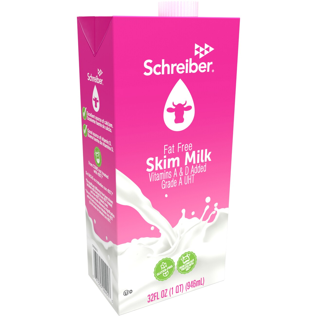 Schreiber Skim Milk, Carton