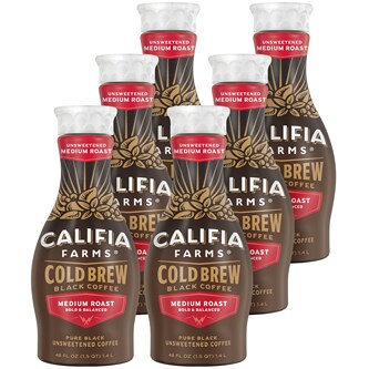 Order Califia Farms Pure Black Cold Brew Coffee, Unsweetened Medium ...