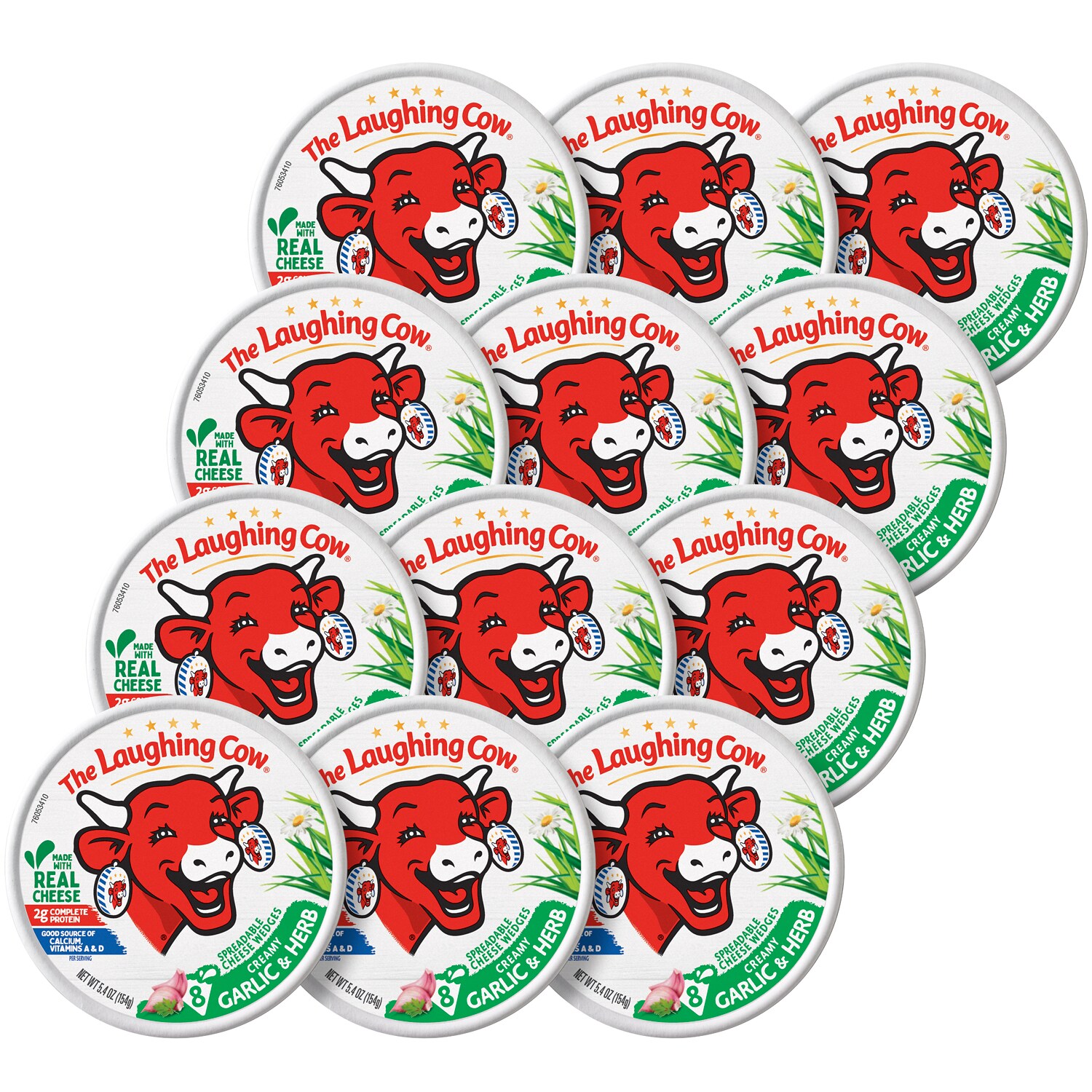 The Laughing Cow Creamy Swiss Cheese Spread, Garlic & Herb