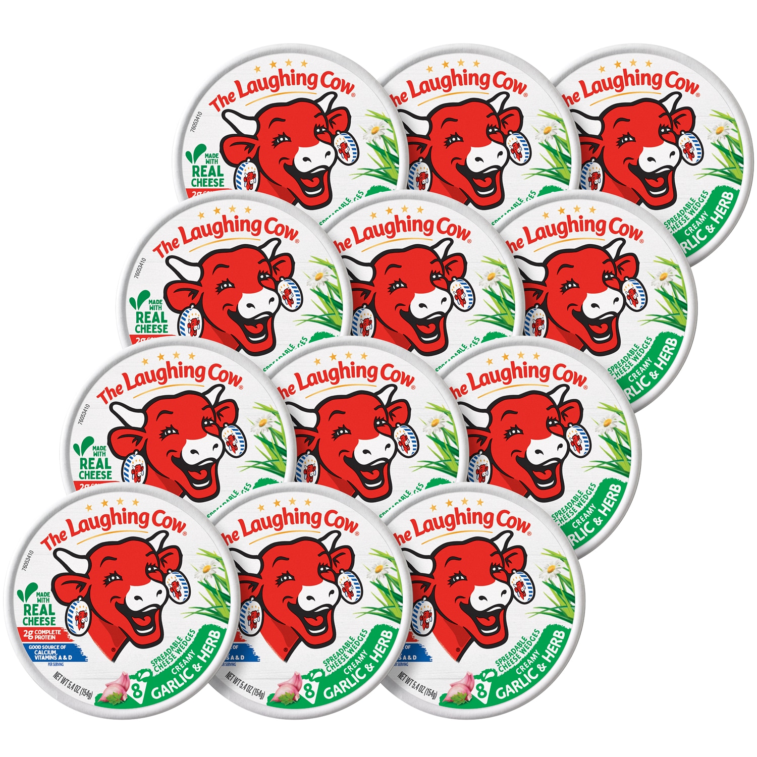 The Laughing Cow Creamy Swiss Cheese Spread, Garlic & Herb