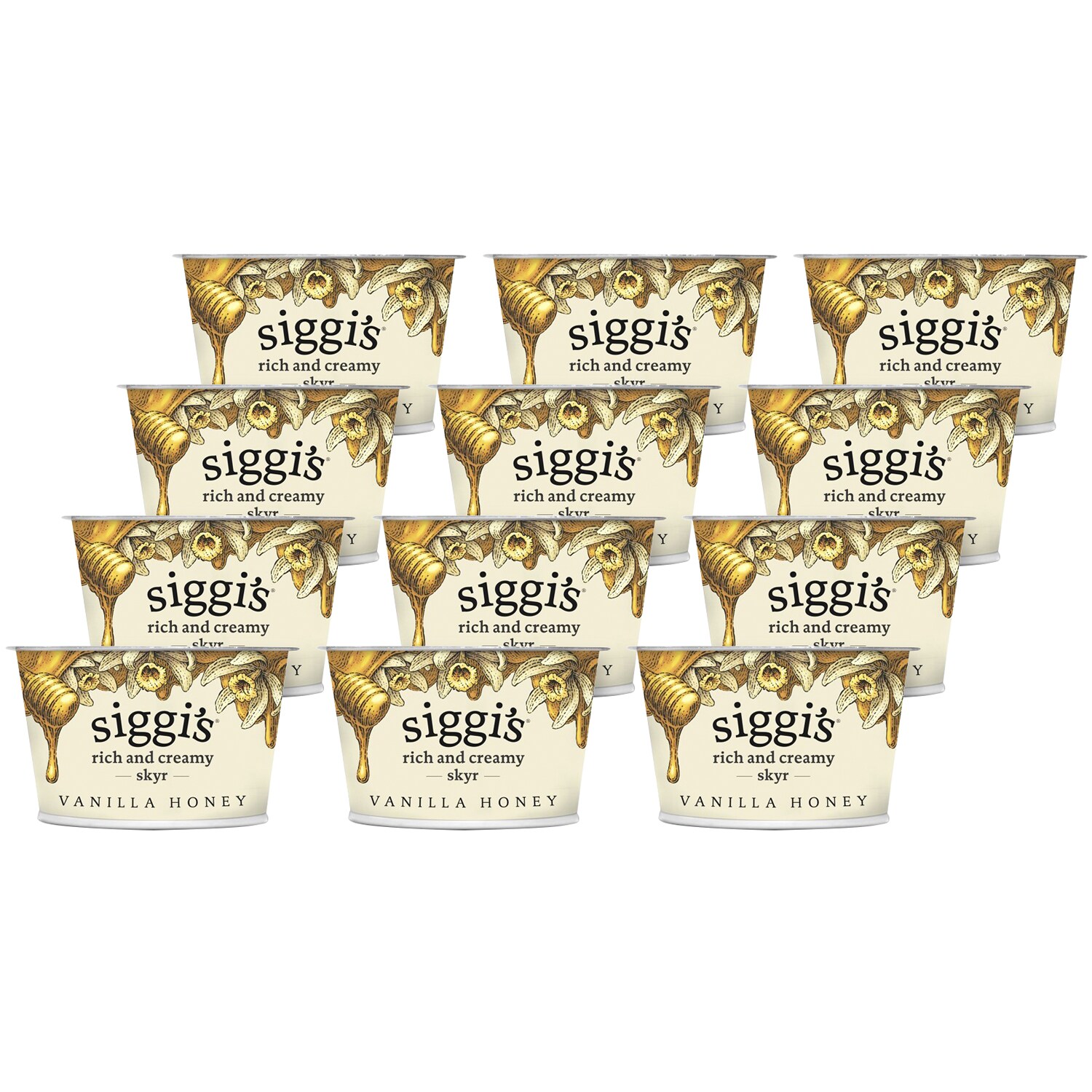 Siggi's Rich and Creamy Skyr Yogurt, Vanilla Honey