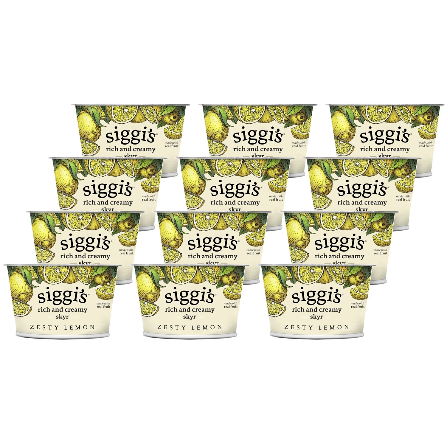 Siggi's Rich and Creamy Skyr Yogurt, Zesty Lemon