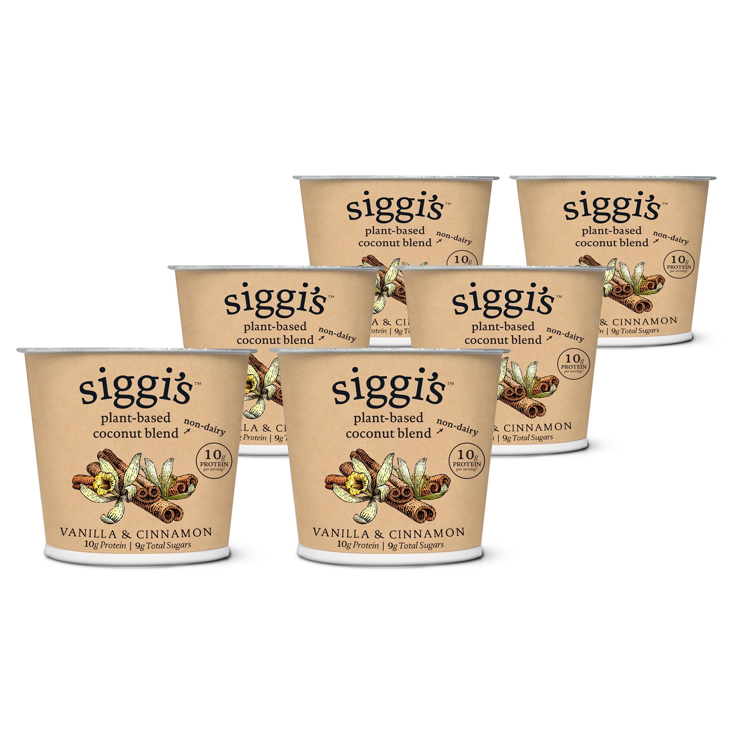 Siggi's Plant-Based Coconut Blend Yogurt, Vanilla & Cinnamon