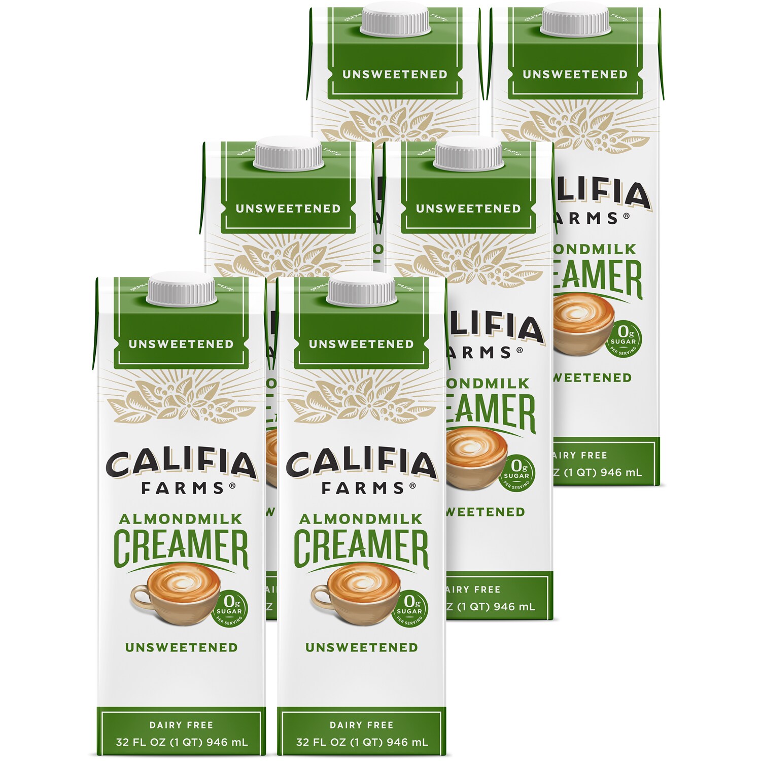 Califia Farms Almondmilk Creamer, Unsweetened