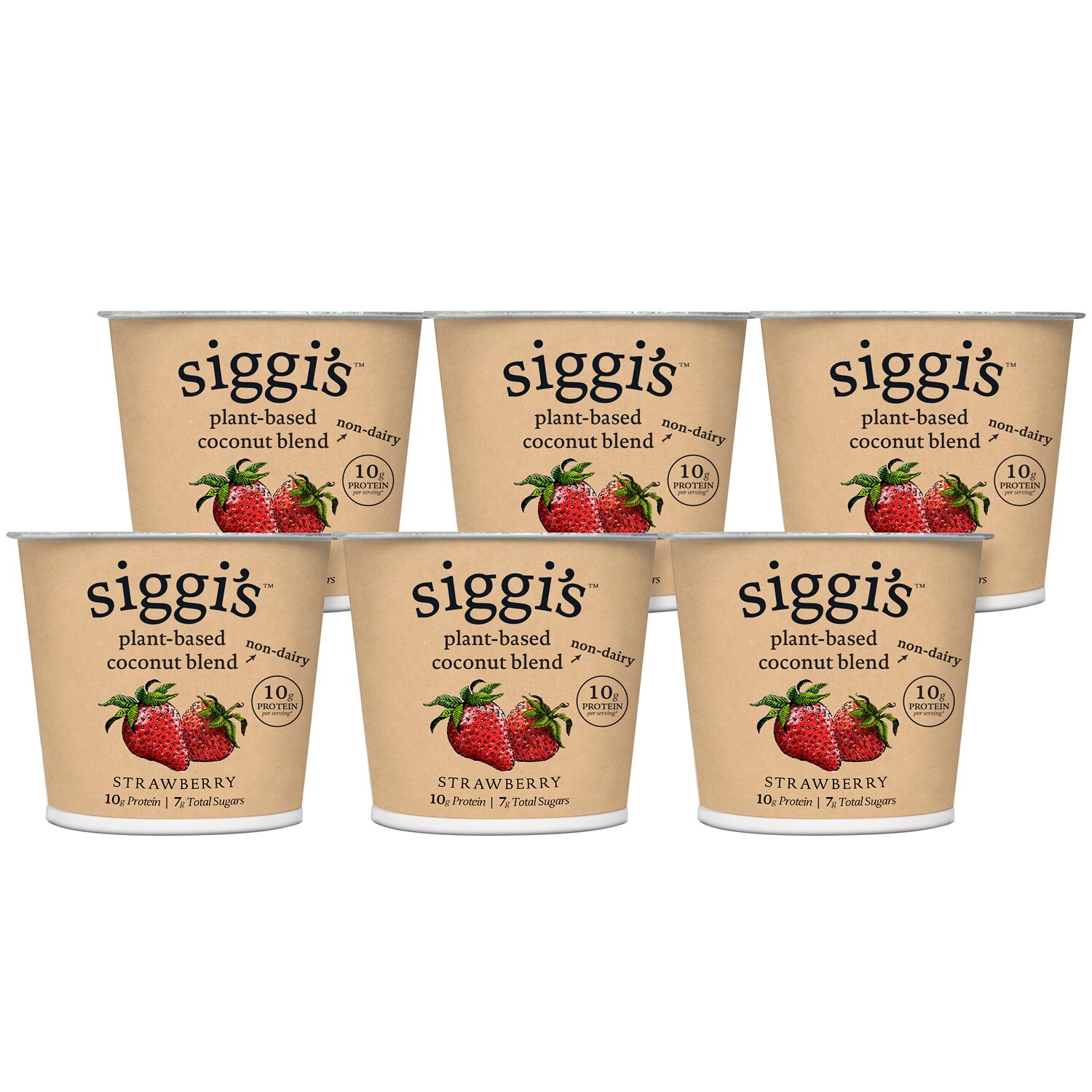 Siggi's Plant-Based Coconut Blend Yogurt, Strawberry
