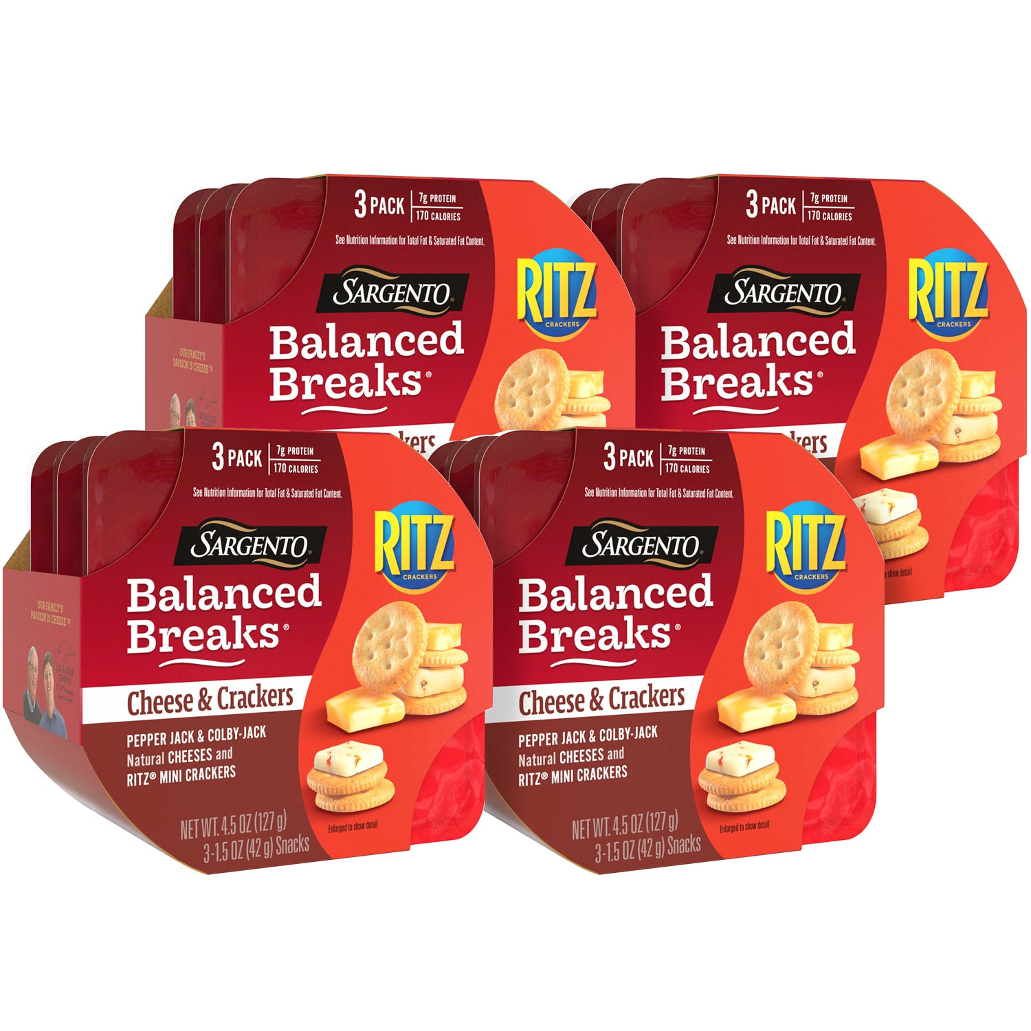 Sargento Balanced Breaks, Pepper Jack & Colby Jack with Mini Ritz Crackers