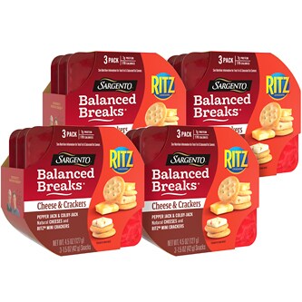 Sargento Balanced Breaks, Pepper Jack & Colby Jack with Mini Ritz Crackers