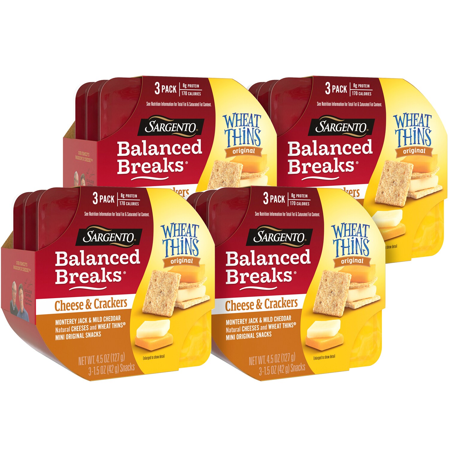 Sargento Balanced Breaks, Monterey Jack & Mild Cheddar with Mini Wheat Thins