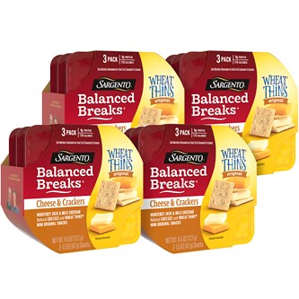 Sargento Balanced Breaks, Monterey Jack & Mild Cheddar with Mini Wheat Thins