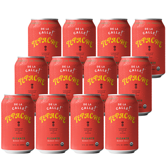 De La Calle Tepache, Picante Mango Chili, Cans
