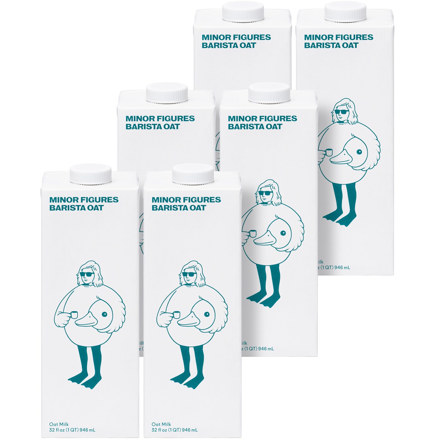 Minor Figures Barista Oat Milk, Cartons