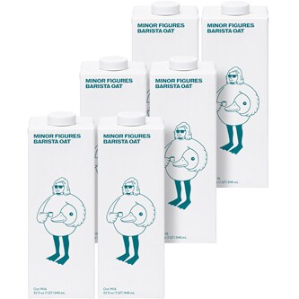 Minor Figures Barista Oat Milk, Cartons