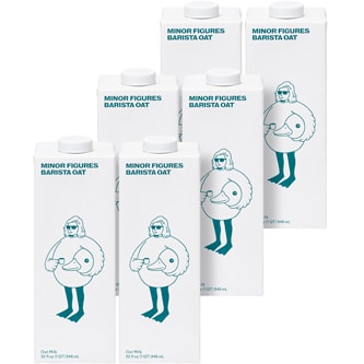 Minor Figures Barista Oat Milk, Cartons