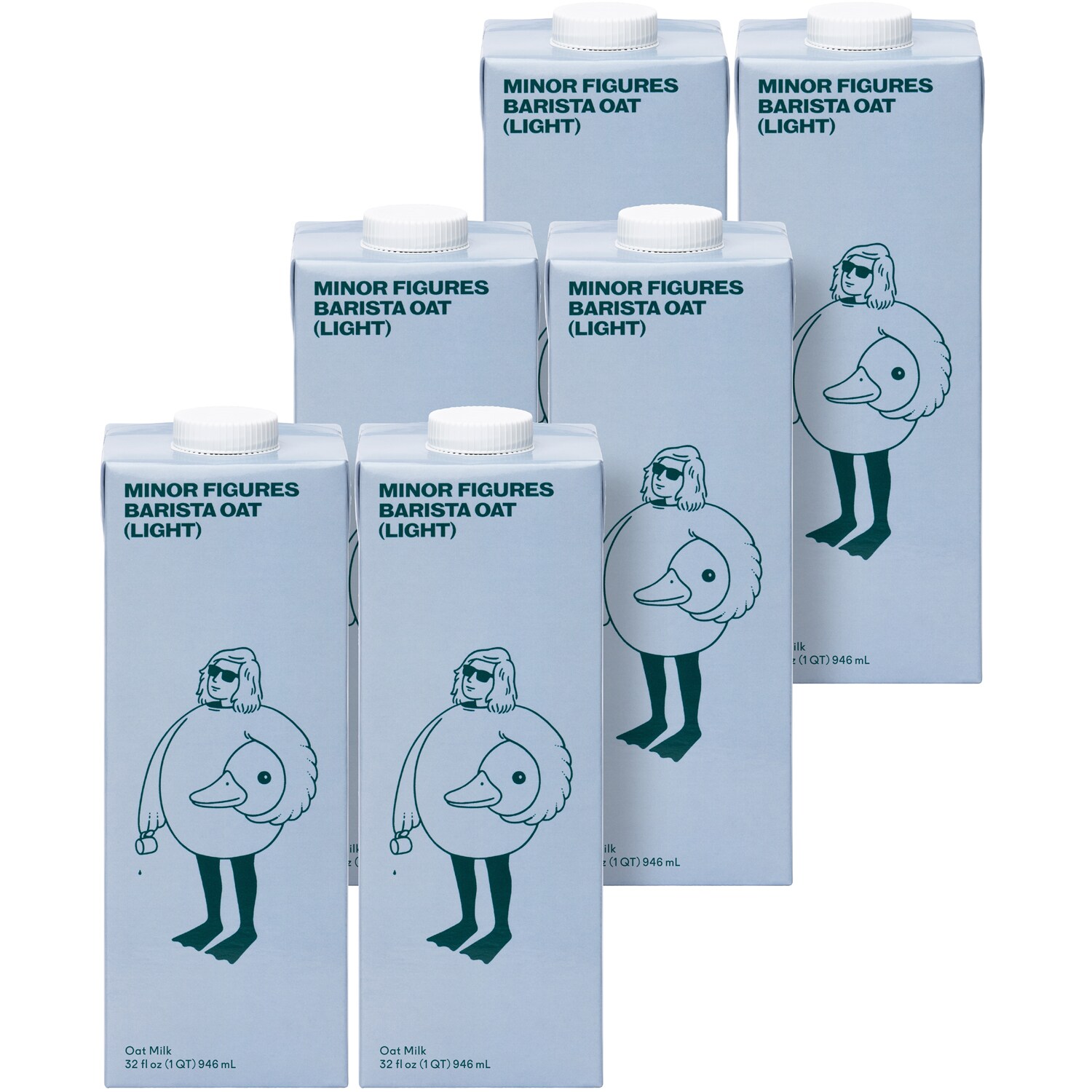 Minor Figures Barista Light Oat Milk, Cartons