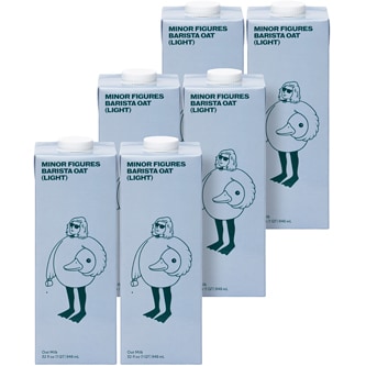 Minor Figures Barista Light Oat Milk, Cartons