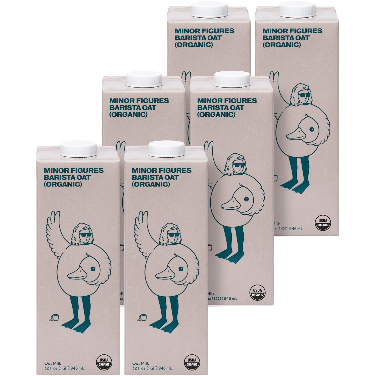 Minor Figures Organic Barista Oat Milk, Cartons