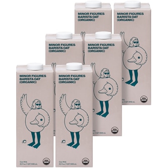 Minor Figures Organic Barista Oat Milk, Cartons