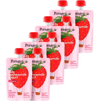 Forager Organic Kids Cashewmilk Yogurt Alternative, Strawberry