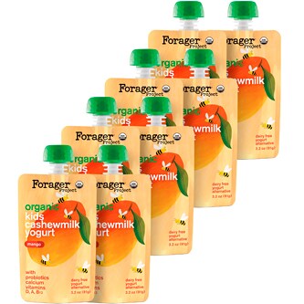 Forager Organic Kids Cashewmilk Yogurt Alternative, Mango