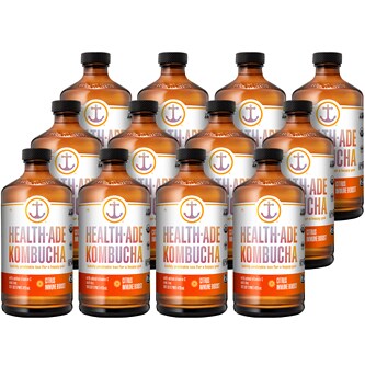 Health-Ade Kombucha, Citrus Immune Boost, Glass Bottles