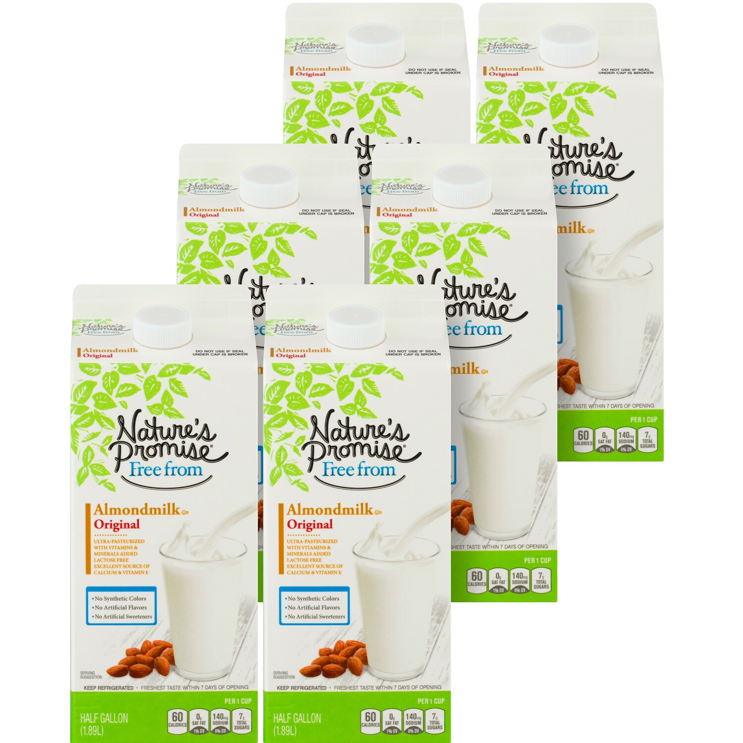 Nature's Promise Almondmilk, Original, Cartons