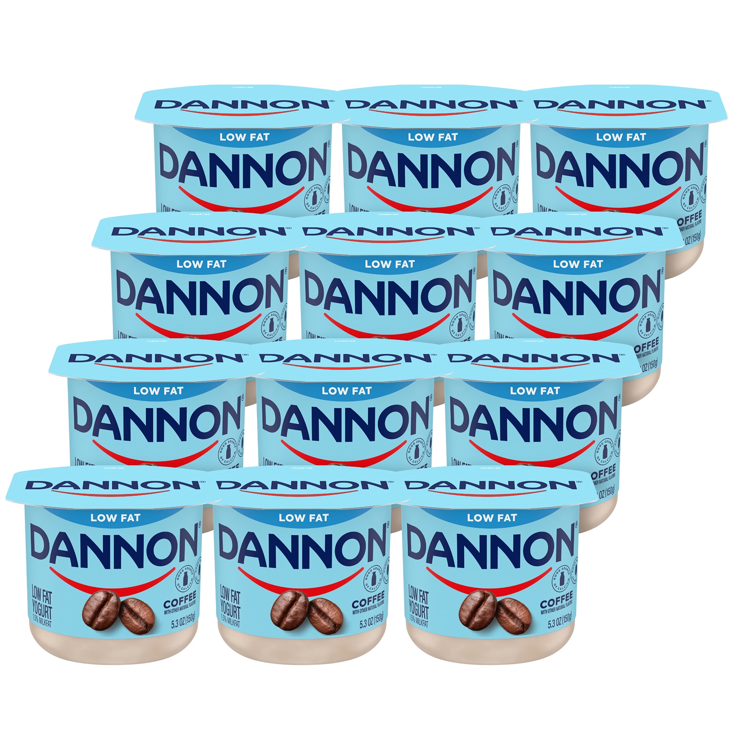 Dannon Lowfat Yogurt, Coffee