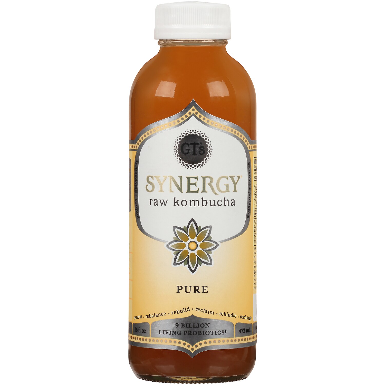 GT's Organic Raw Kombucha, Original, Glass Bottle