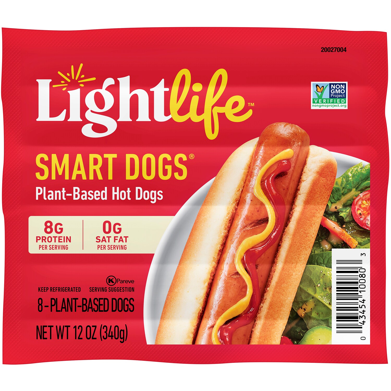 Lightlife Smart Dogs Plant-Based Hot Dogs