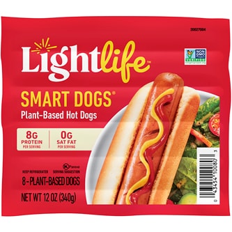 Lightlife Smart Dogs Plant-Based Hot Dogs