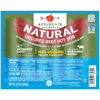 Applegate Natural Uncured Beef Hot Dogs